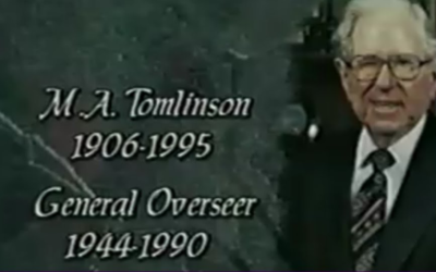 M. A. Tomlinson, General Overseer Profile